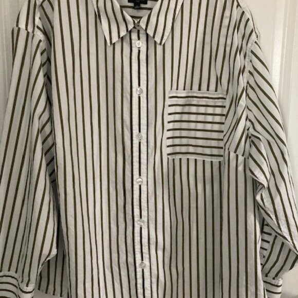 Talbots Poplin Shirt - Size 2x - Picture 1 of 8